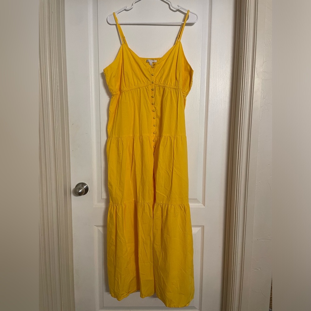 Cato Sunlit Yellow Maxi Dress size XL